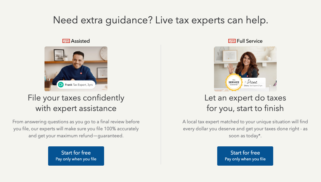 TurboTax Screenshot 2024 expert guidance